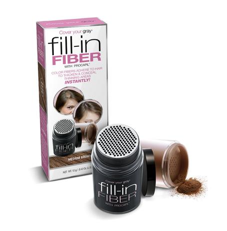Fill-In Fibers - Világosbarna hajlenövés korrektor púder