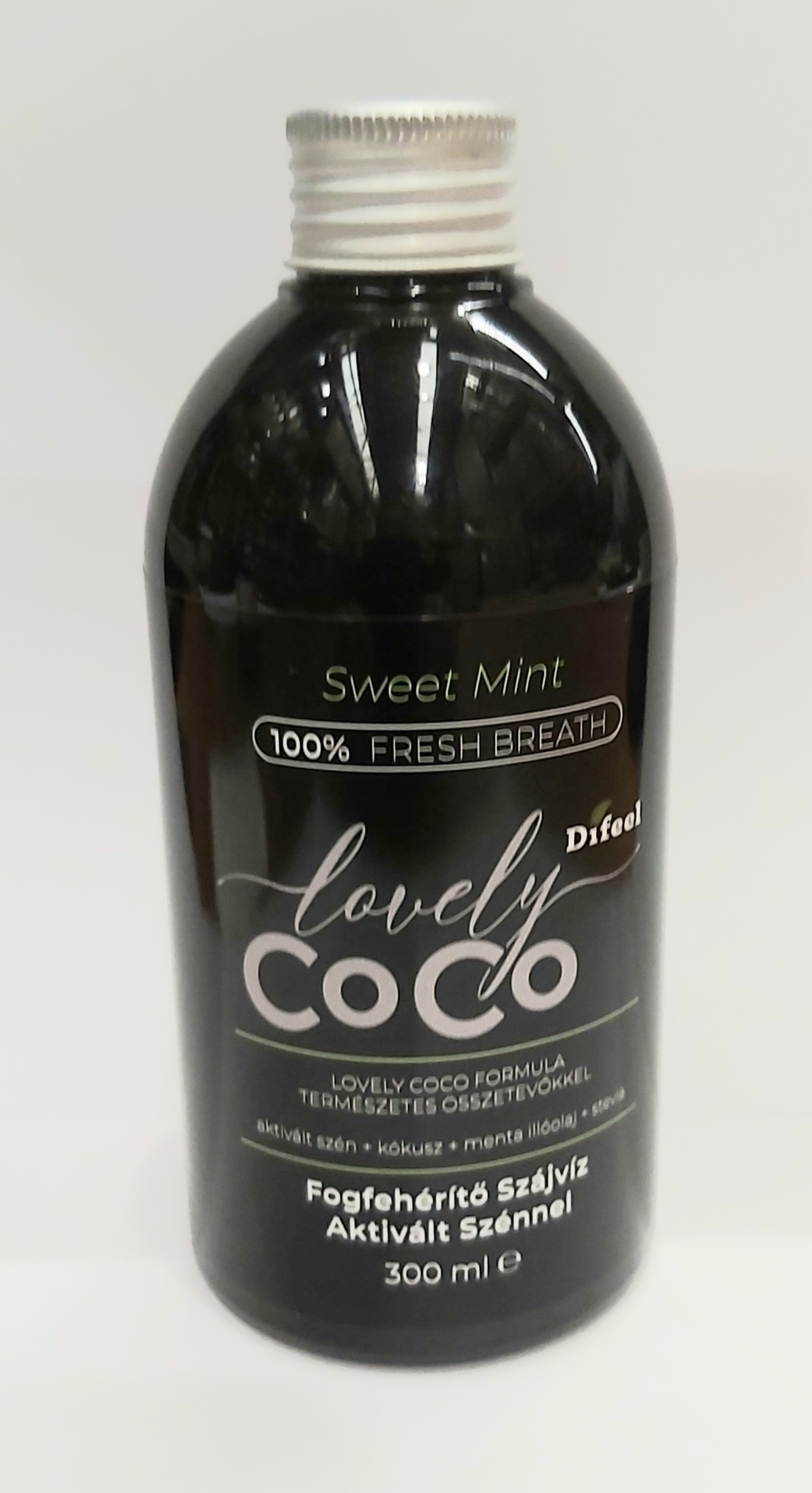 Lovely Coco aktivált szén fogfehérítő szájvíz