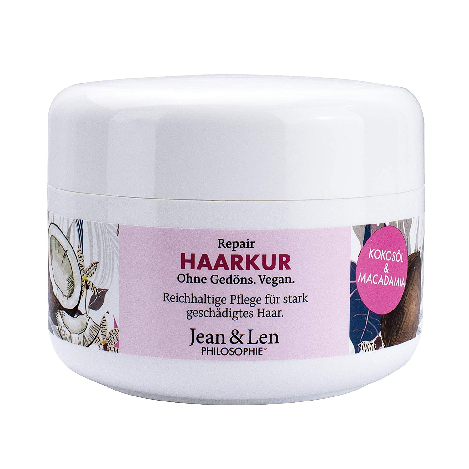 Jean & Len Philo hajmaszk repair kókusz - 250 ml