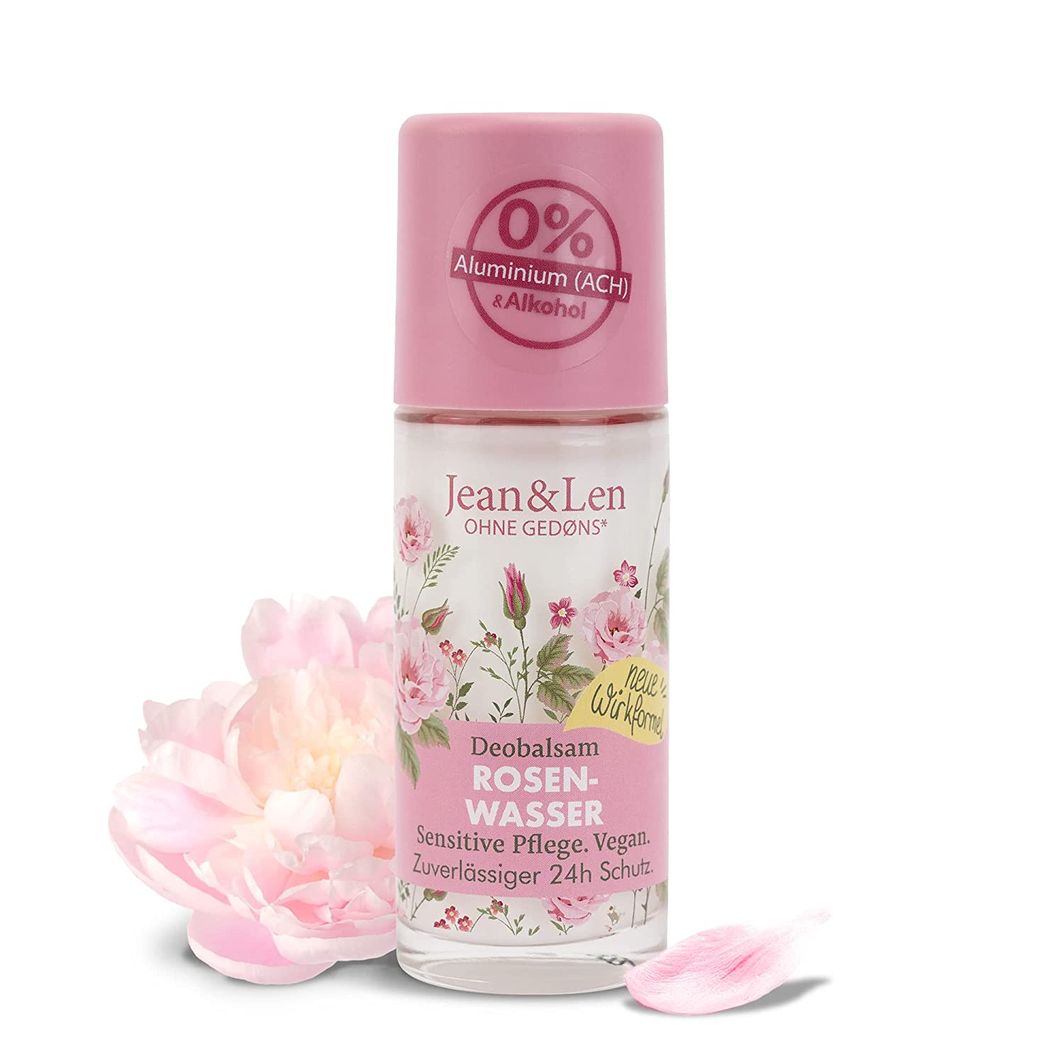 Jean & Len golyós dezodor rózsavíz - 50 ml