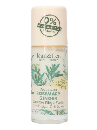 Jean & Len golyós dezodor gyömbér és rozmaring illattal - 50 ml