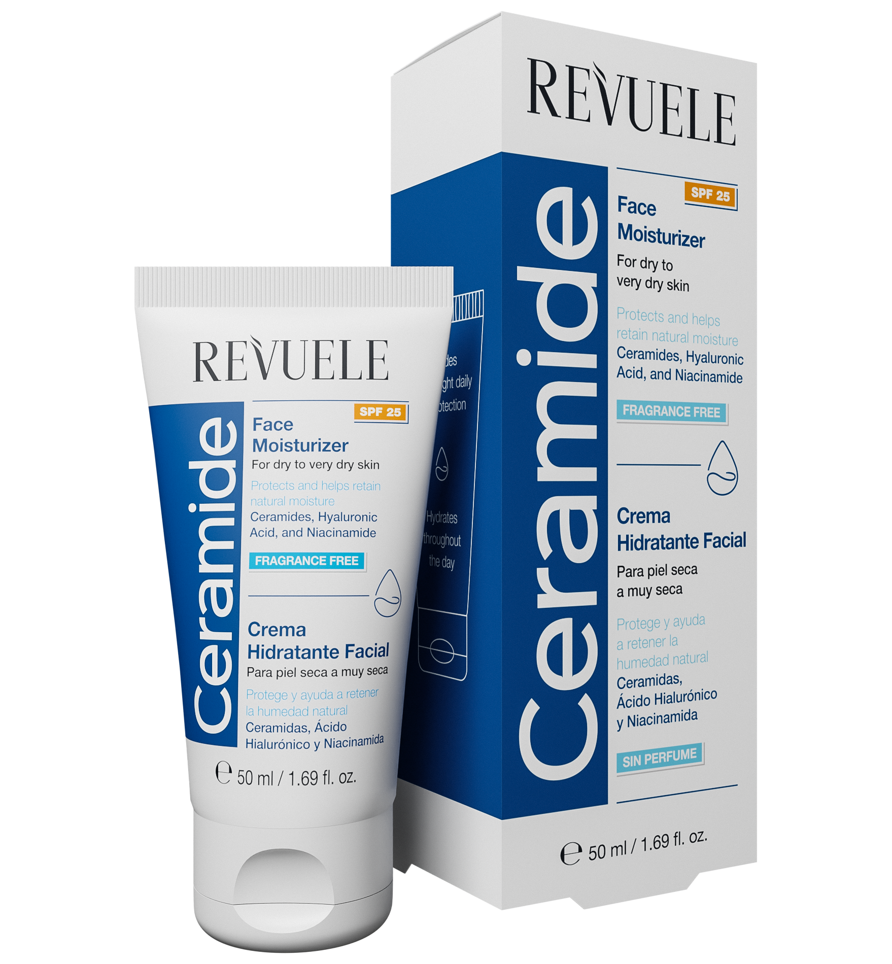 Revuele Ceramide nappali hidratáló krém SPF25