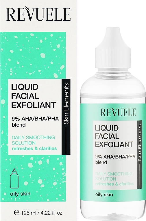 Revuele Liquid Facial Exfoliant 9% AHA + BHA + Phablend szérum - 125 ml