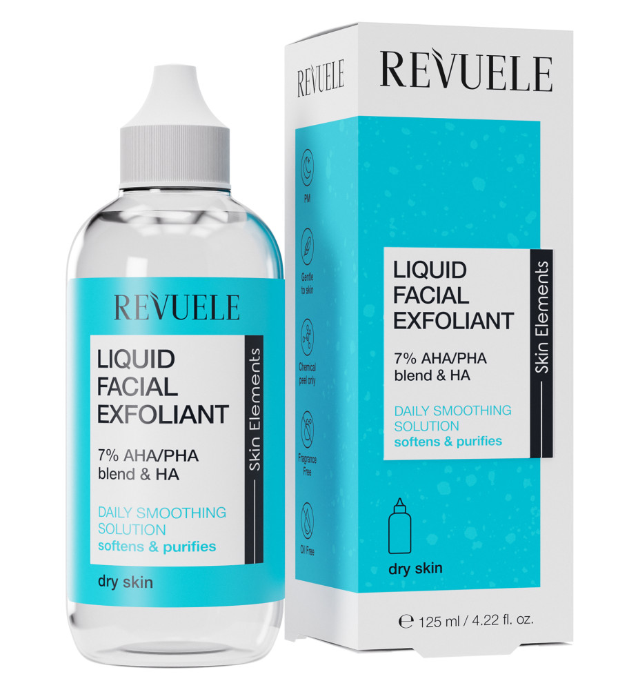 Revuele Facial Exfoliant 7%AHA/PHA Blend +HA Luquid hámlasztó - 125ml