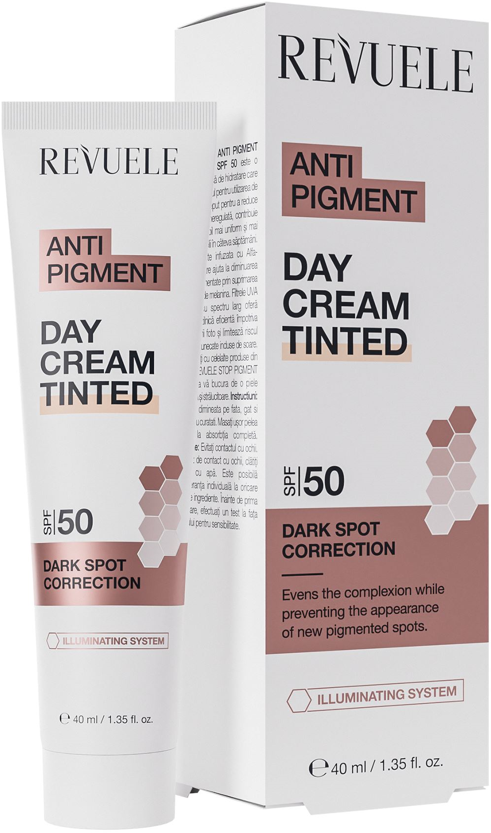 Revuele Anti Pigment színezett krém SPF50 - 40ml
